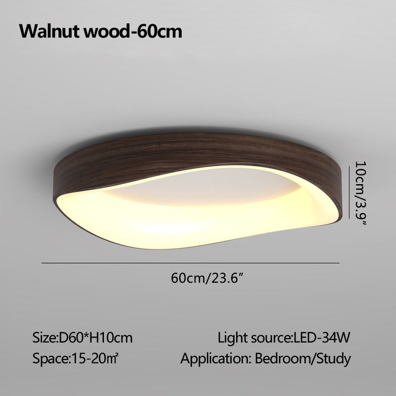 Nordic Inspired Acrylic Circle Ceiling Light For Bedroom | Ventumra
