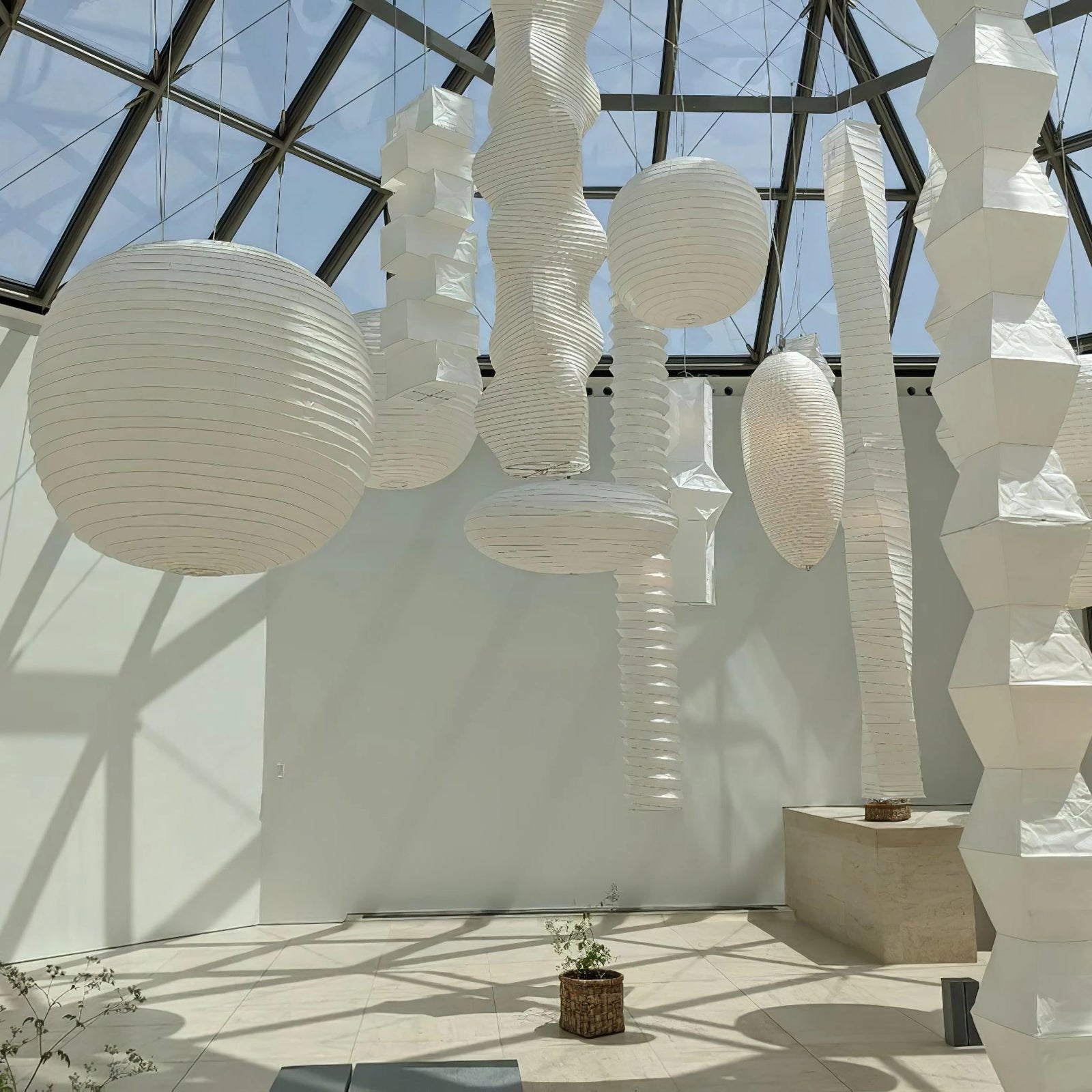Suspension décorative Sente en papier washi | ventumra