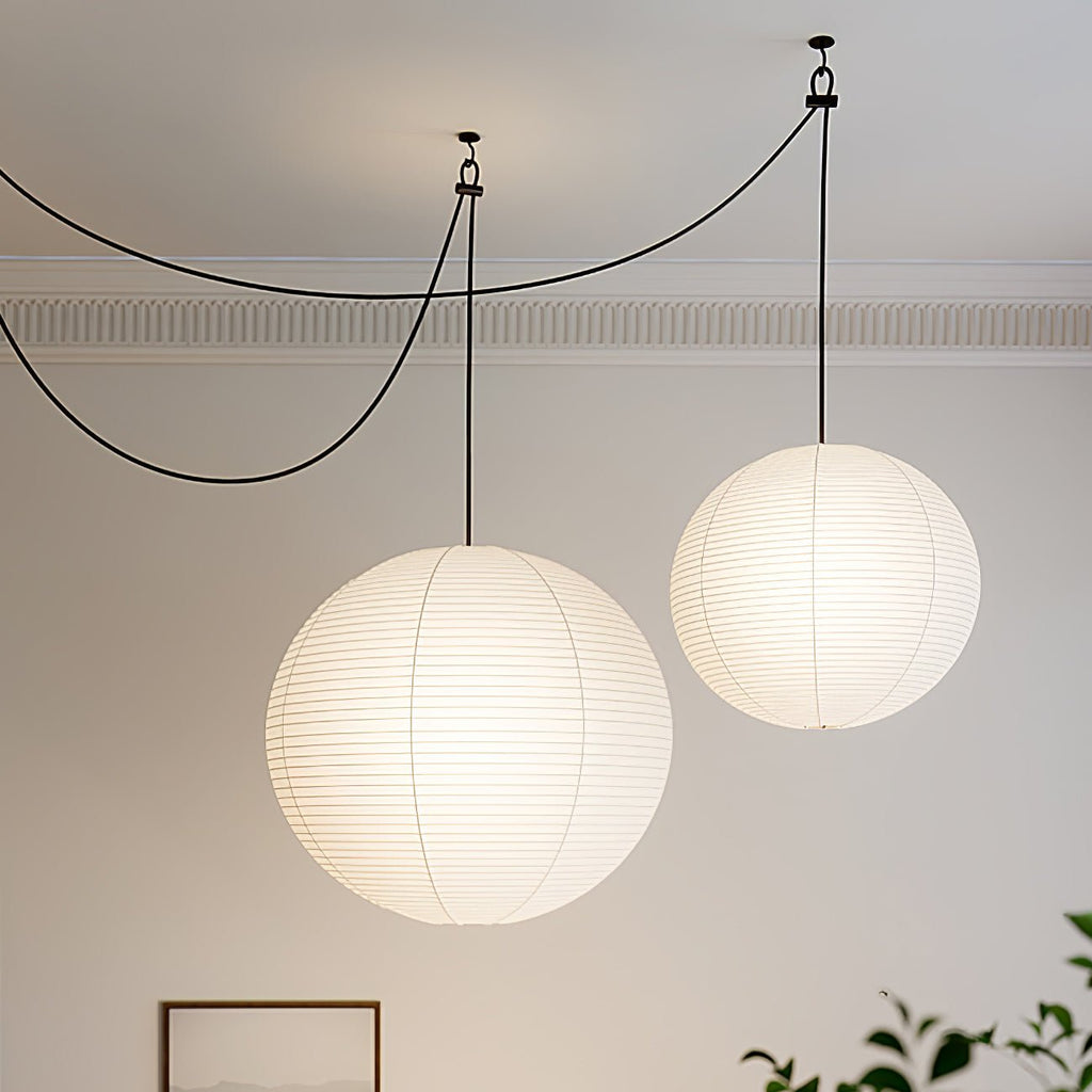 Sylin Pendant Swag Light Mulberry Silk | ventumra