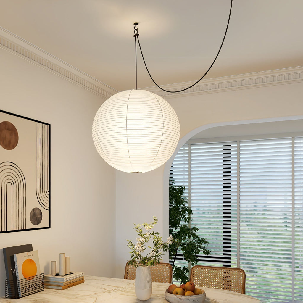 Sylin Pendant Swag Light Mulberry Silk | ventumra