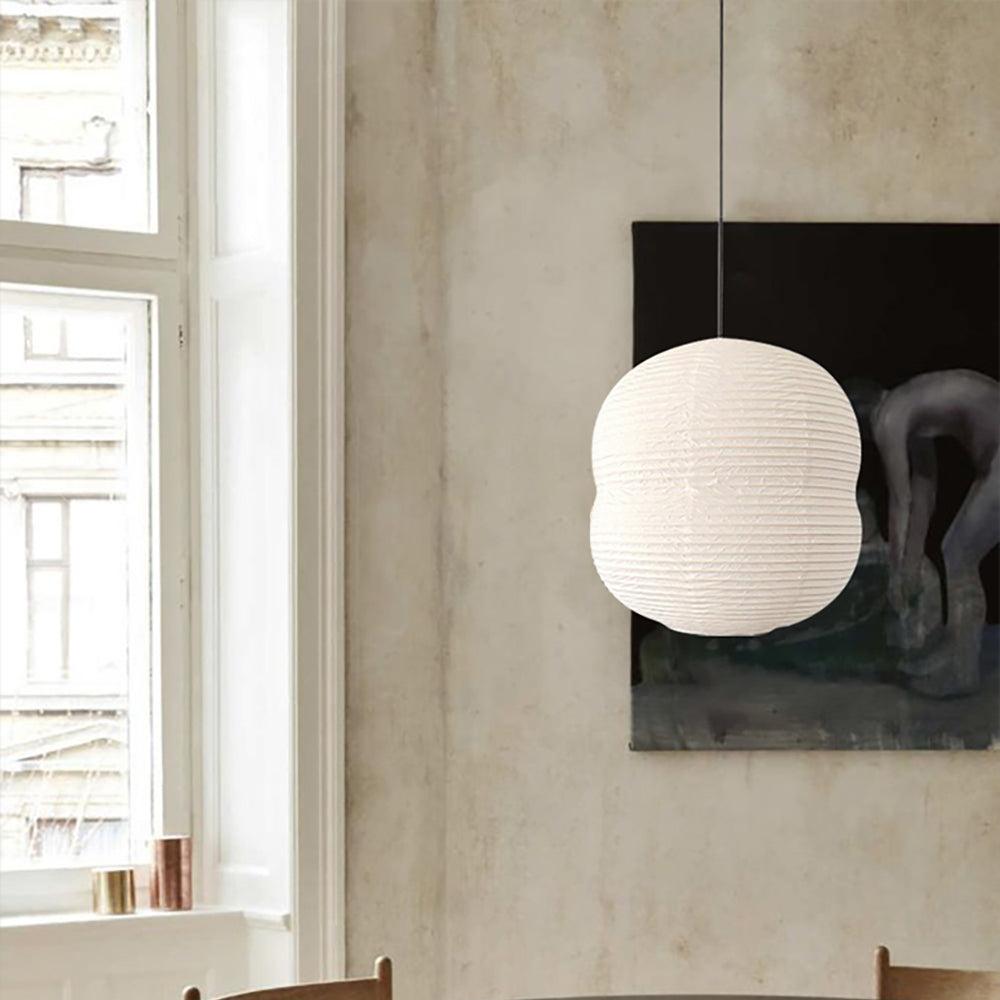 Lyra Washi Paper Mini Pendant Light With Soft Glow by SereneLume