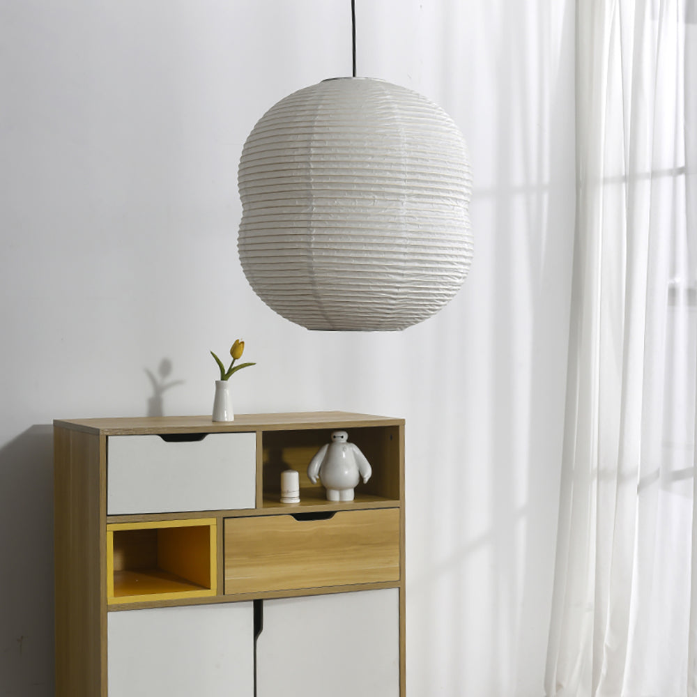Lyra Washi Paper Mini Pendant Light With Soft Glow by SereneLume