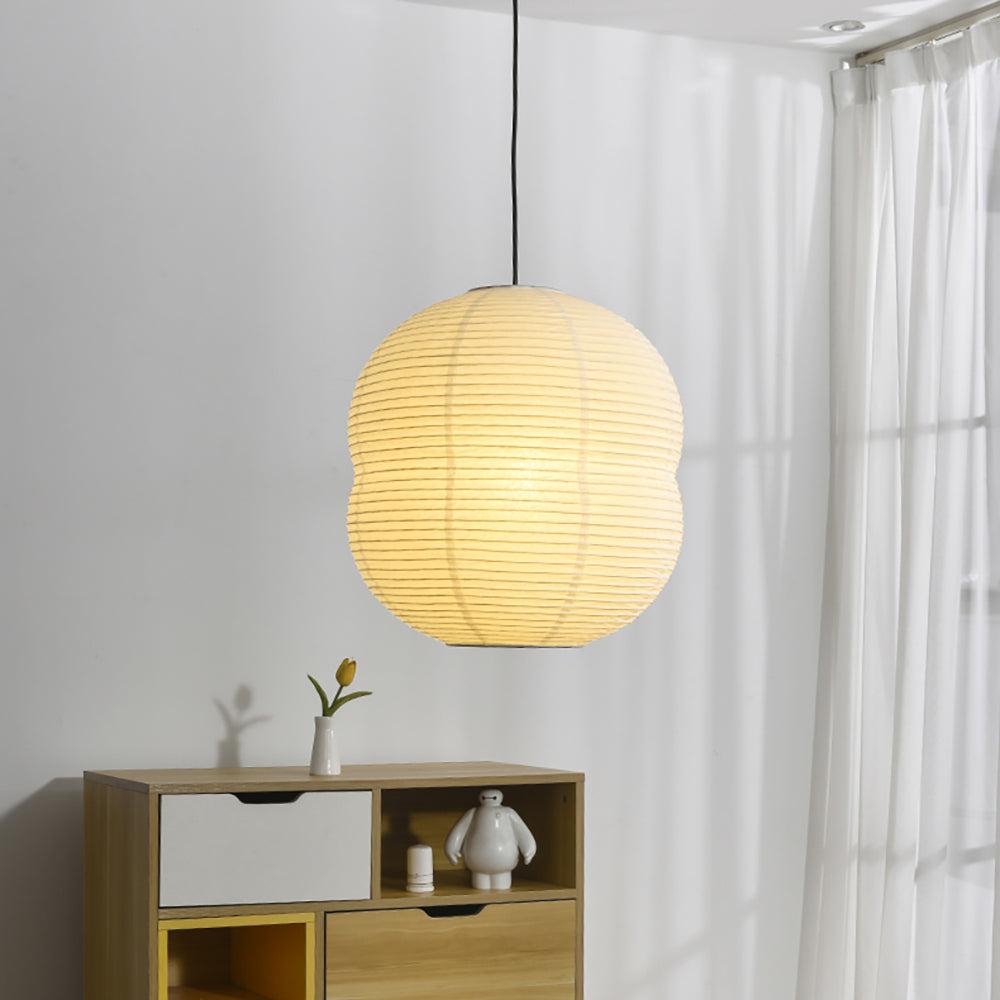Lyra Washi Paper Mini Pendant Light With Soft Glow by SereneLume