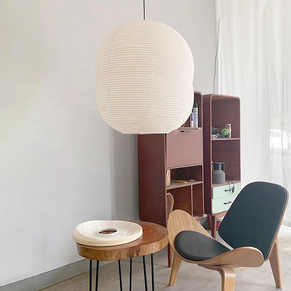 Lyra Washi Paper Mini Pendant Light With Soft Glow by SereneLume