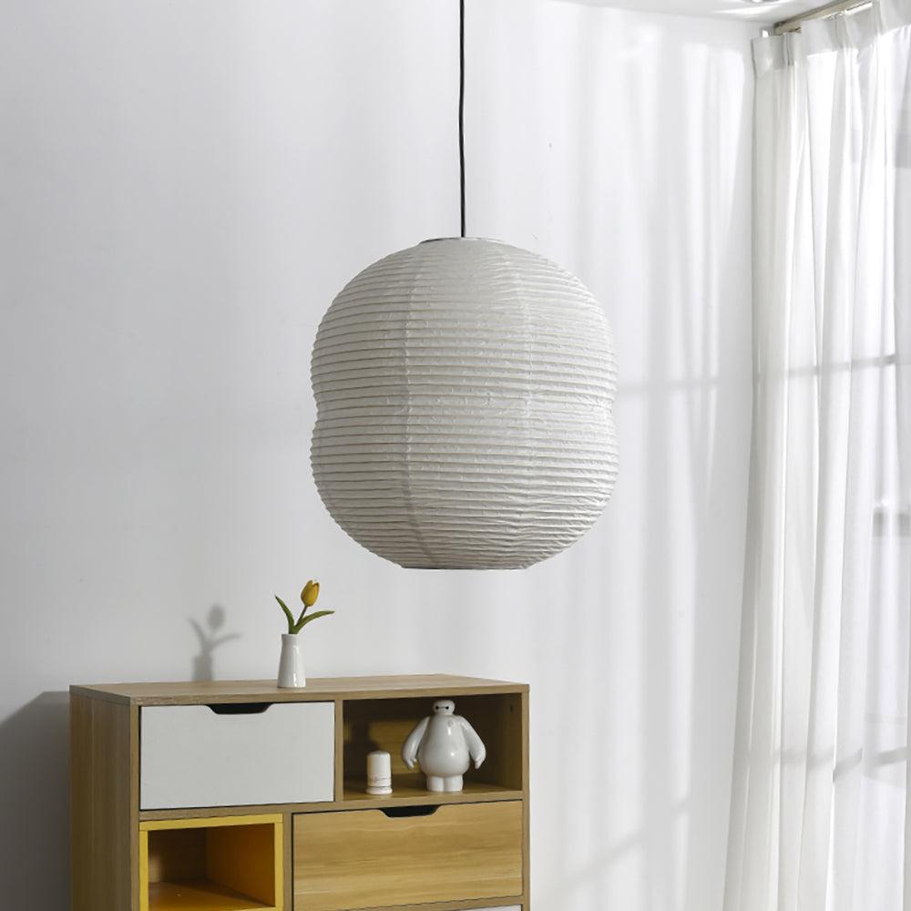 Lyra Washi Paper Mini Pendant Light With Soft Glow by SereneLume