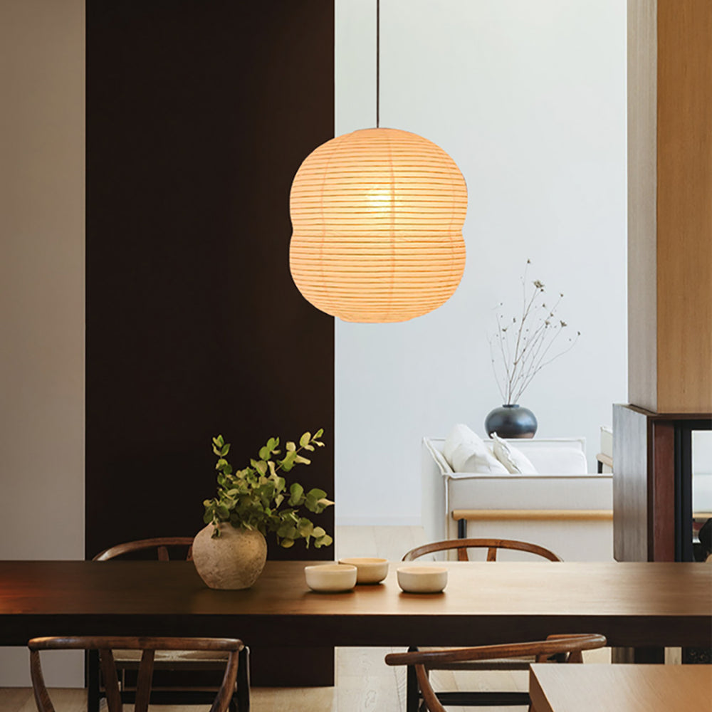 Lyra Washi Paper Mini Pendant Light With Soft Glow by SereneLume