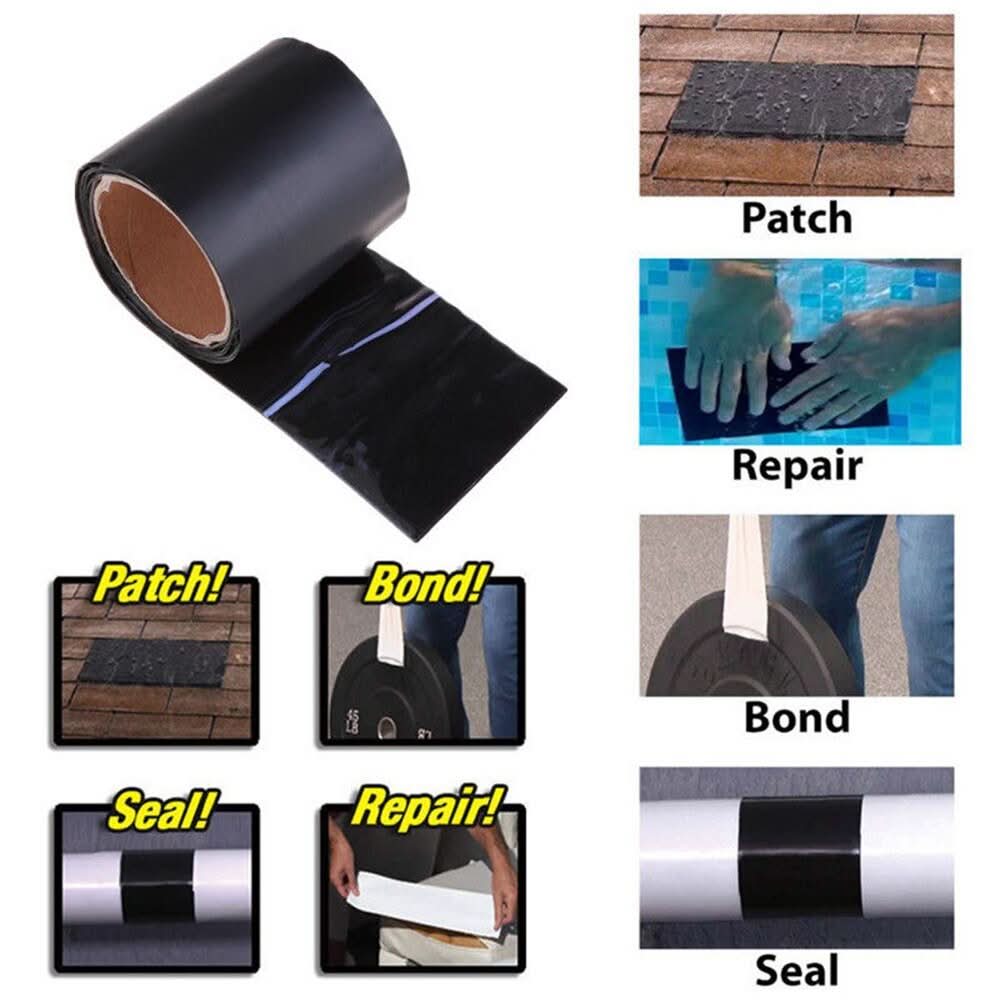 AquaGuard Waterproof Self-Adhesive Repair Tape – Instant Bond to Wet Surfaces