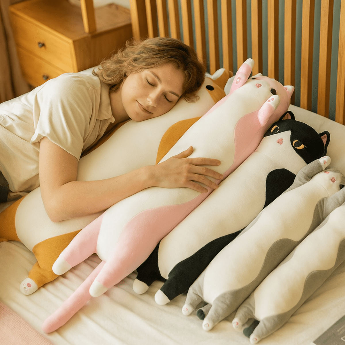 Cuddluxe ふわふわソフトクッション — 高密度表面＆サポート力のある芯材