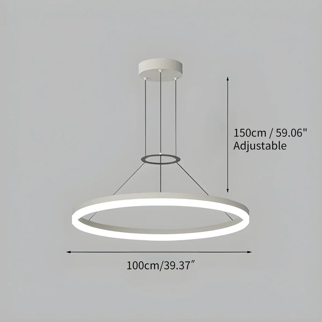 Round LED Pendant Light for Living Rooms and Kitchens | Ventumra