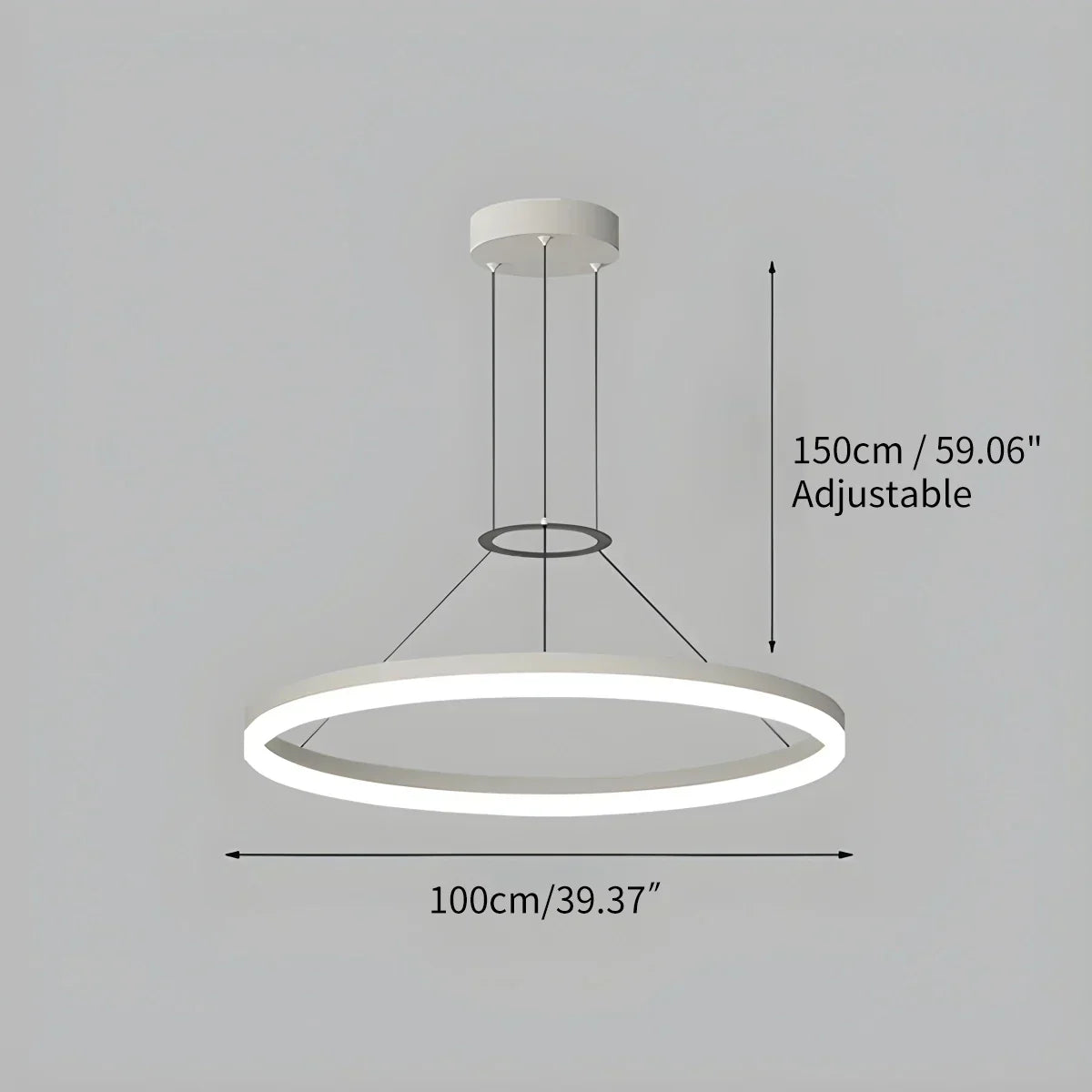 Round LED Pendant Light for Living Rooms and Kitchens | Ventumra