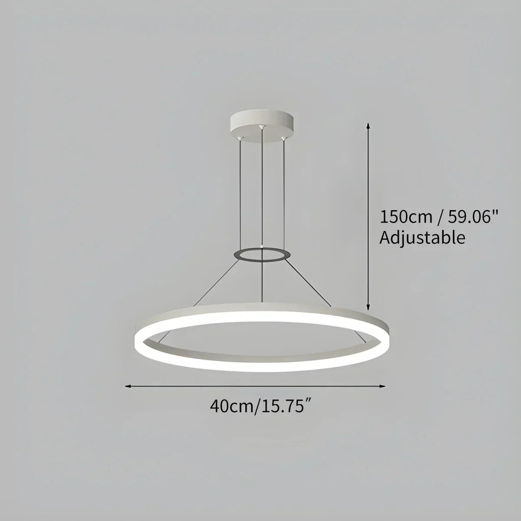 Round LED Pendant Light for Living Rooms and Kitchens | Ventumra