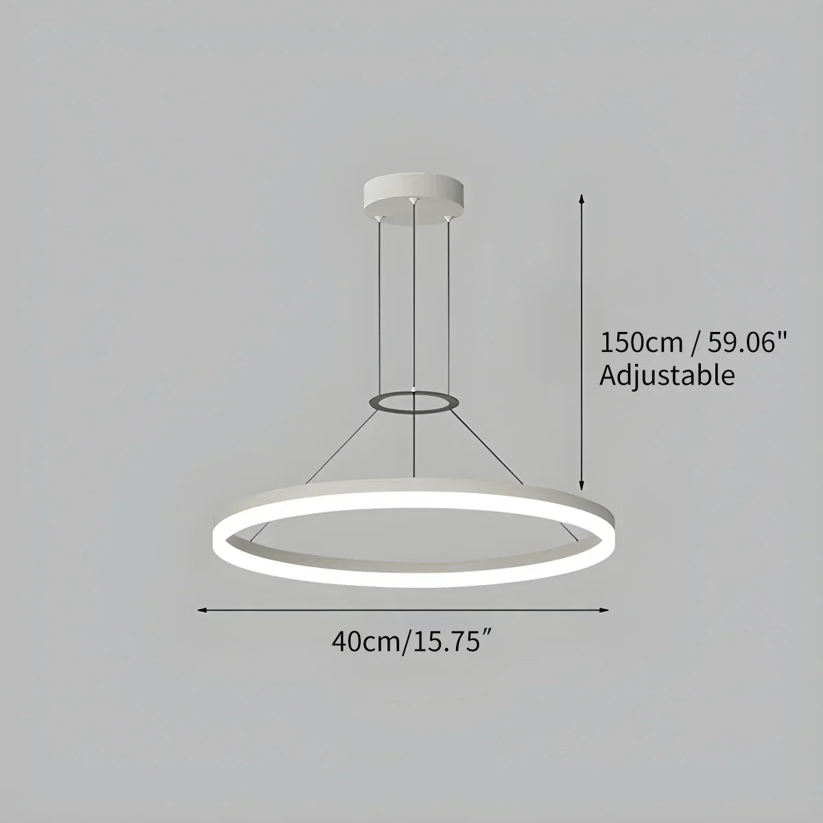 Round LED Pendant Light for Living Rooms and Kitchens | Ventumra