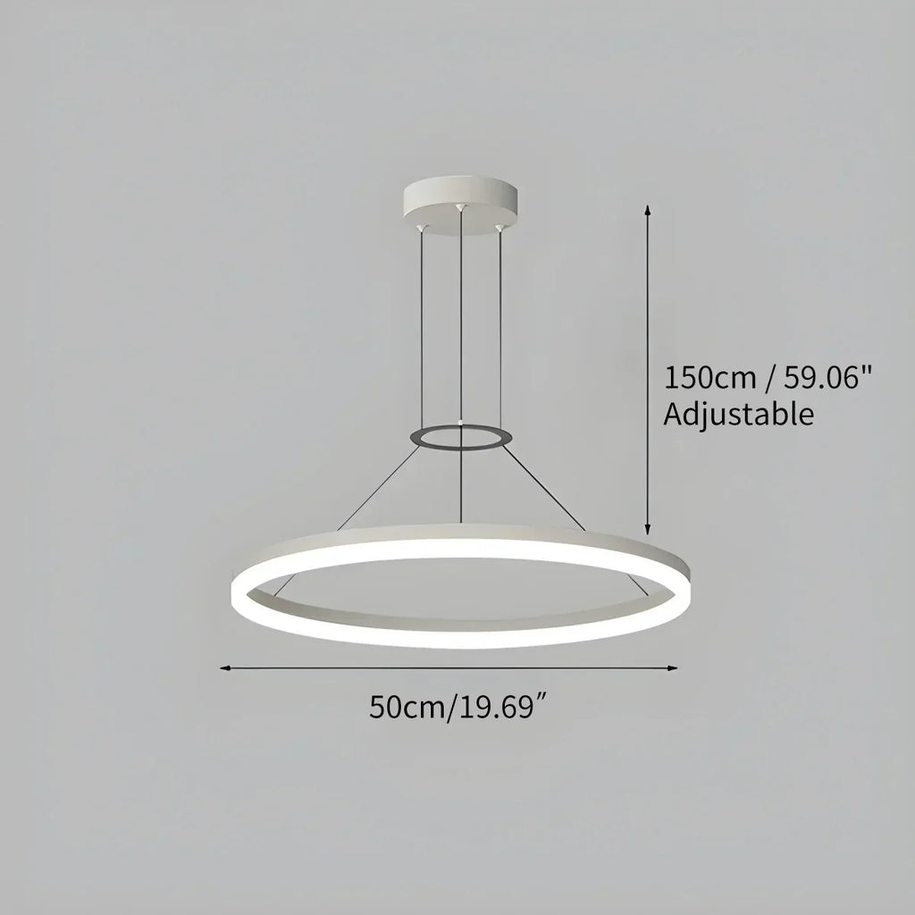 Round LED Pendant Light for Living Rooms and Kitchens | Ventumra