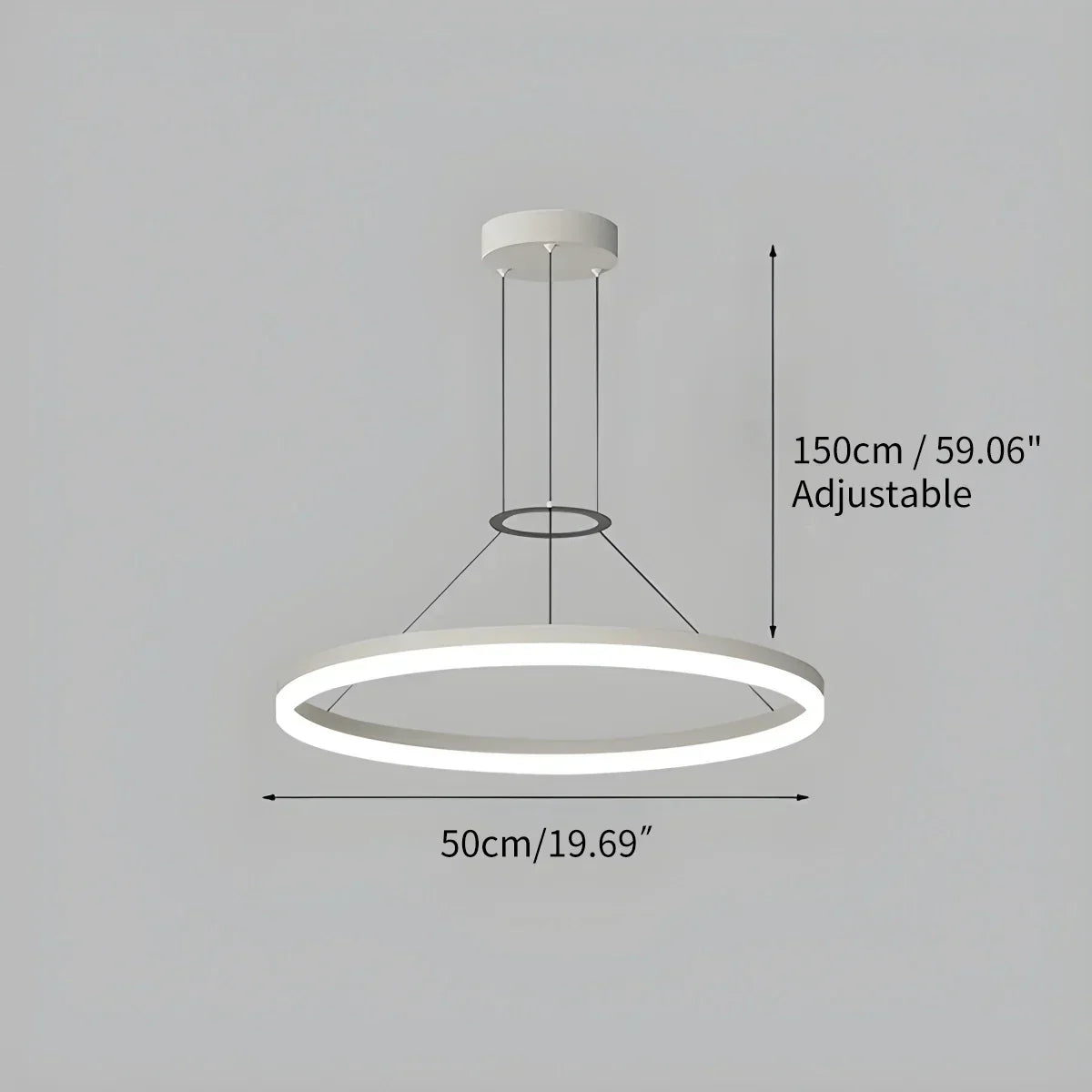 Round LED Pendant Light for Living Rooms and Kitchens | Ventumra