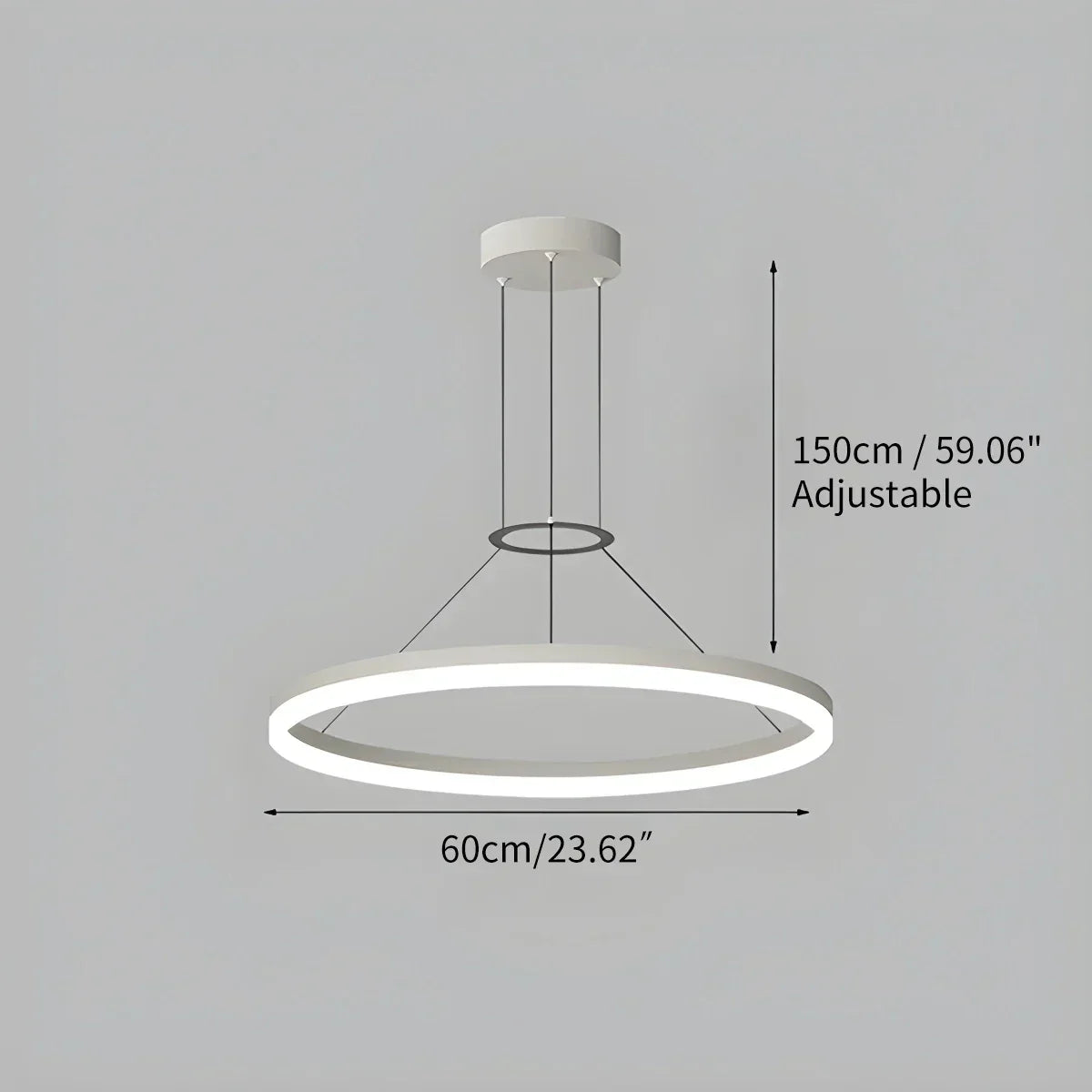 Round LED Pendant Light for Living Rooms and Kitchens | Ventumra