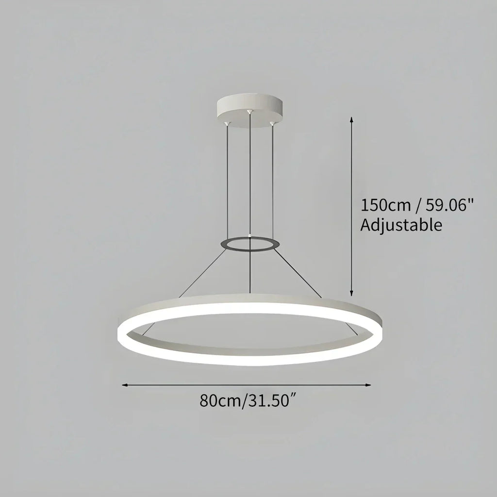 Round LED Pendant Light for Living Rooms and Kitchens | Ventumra
