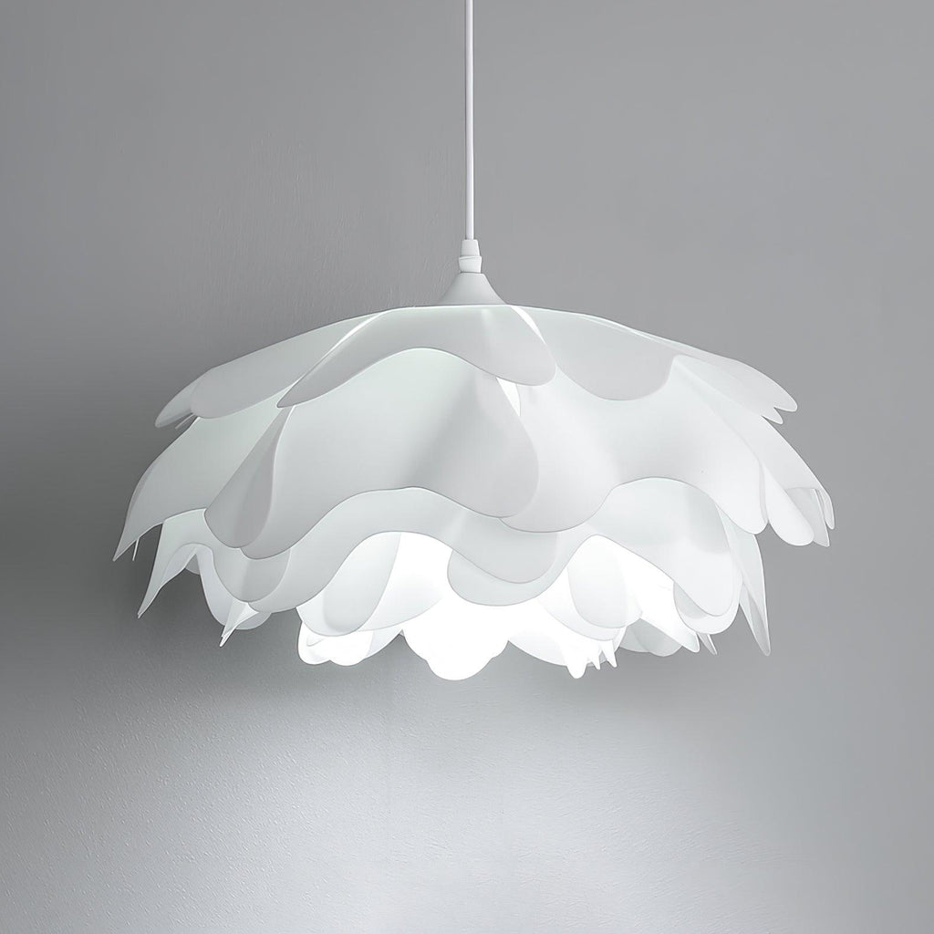 BloomHalo White Flower LED Pendant Light for Home Decor