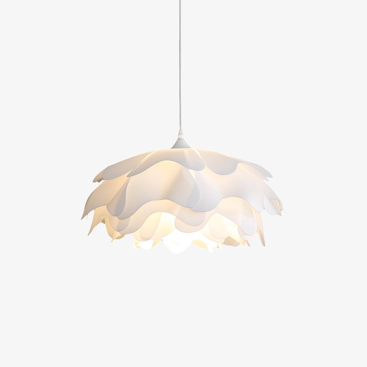 BloomHalo White Flower LED Pendant Light for Home Decor