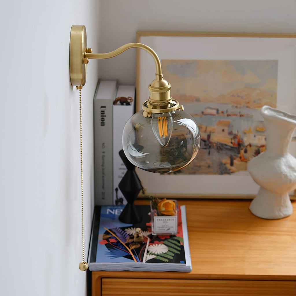 June Vintage Glass Wall Lamp | ventumra