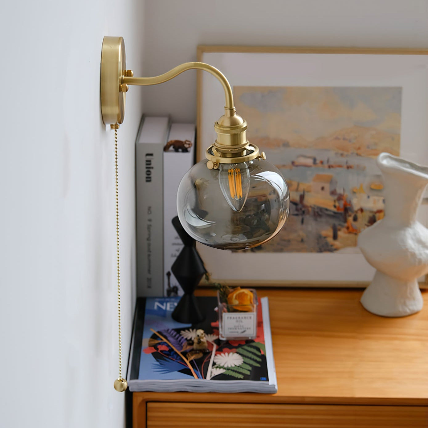June Vintage Glass Wall Lamp | ventumra