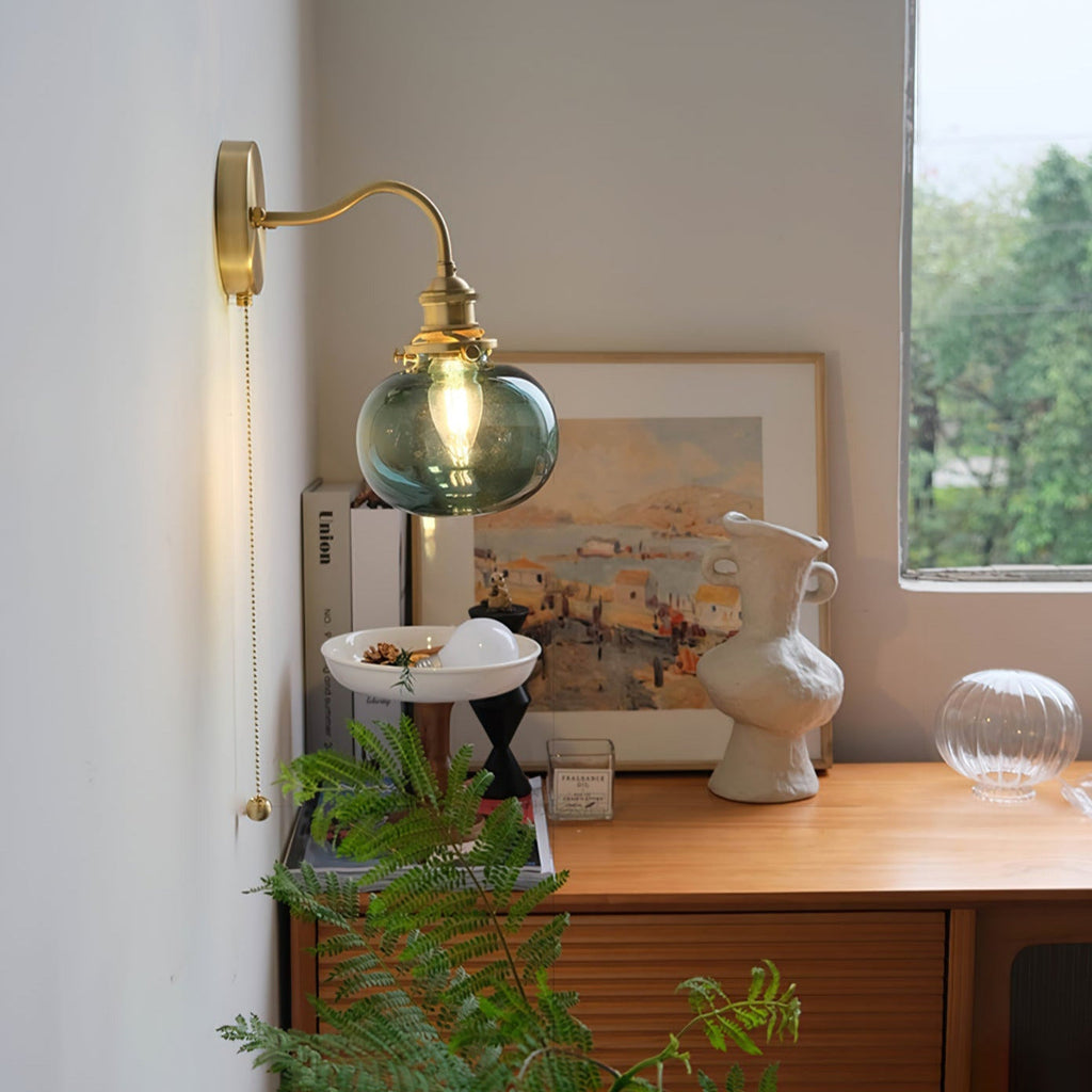 June Vintage Glass Wall Lamp | ventumra
