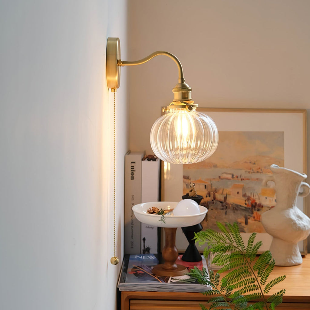 June Vintage Glass Wall Lamp | ventumra