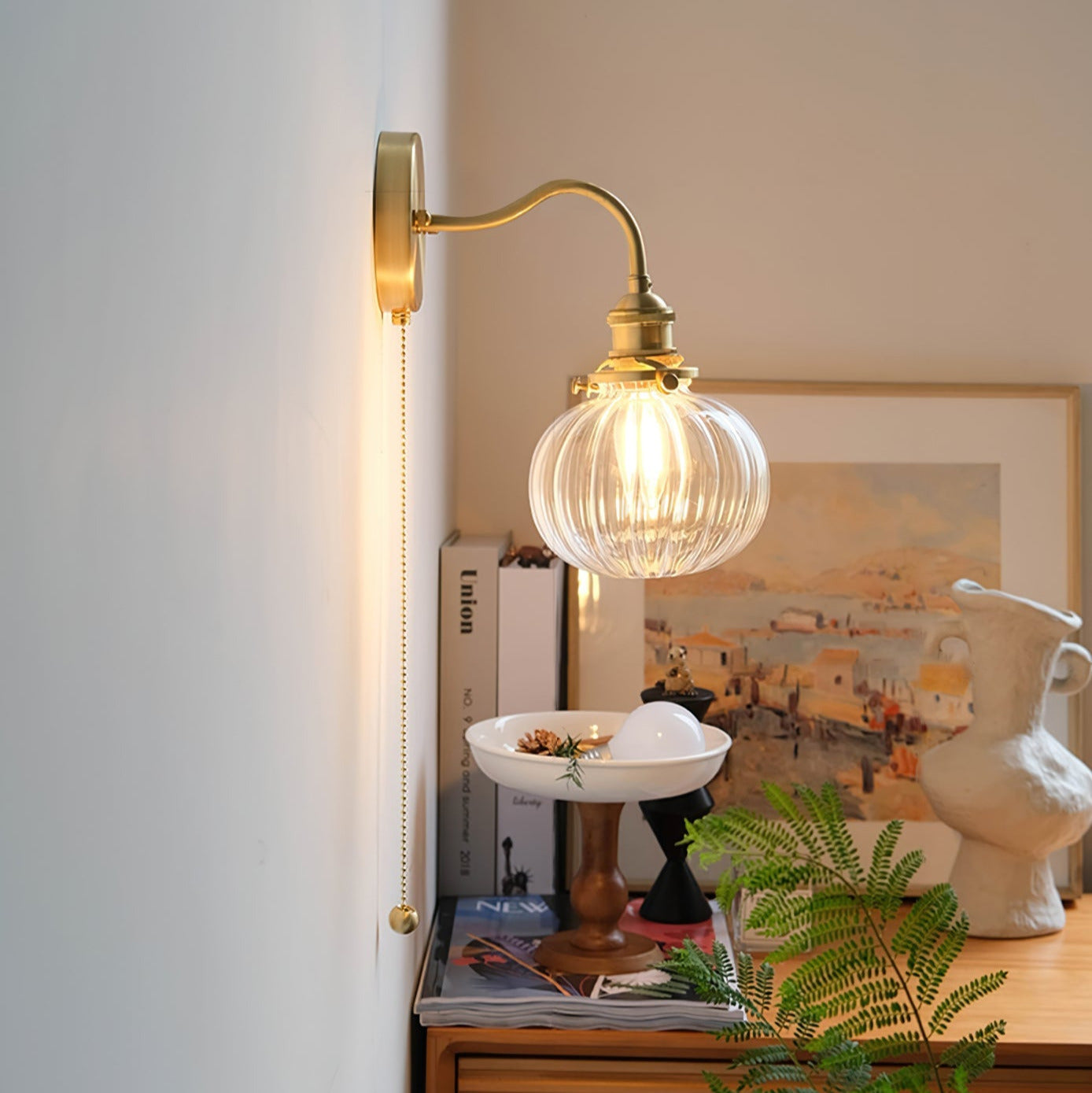 June Vintage Glass Wall Lamp | ventumra
