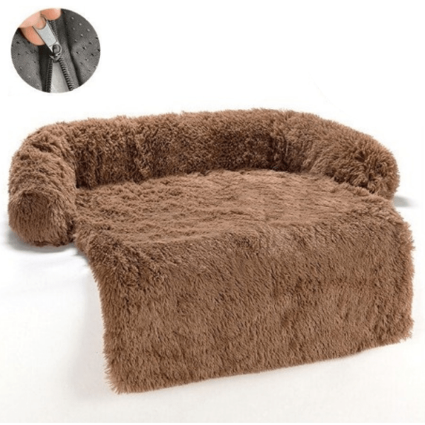 LuxePaws Manta acogedora de lujo para mascotas — Lavable a máquina, acolchado afelpado