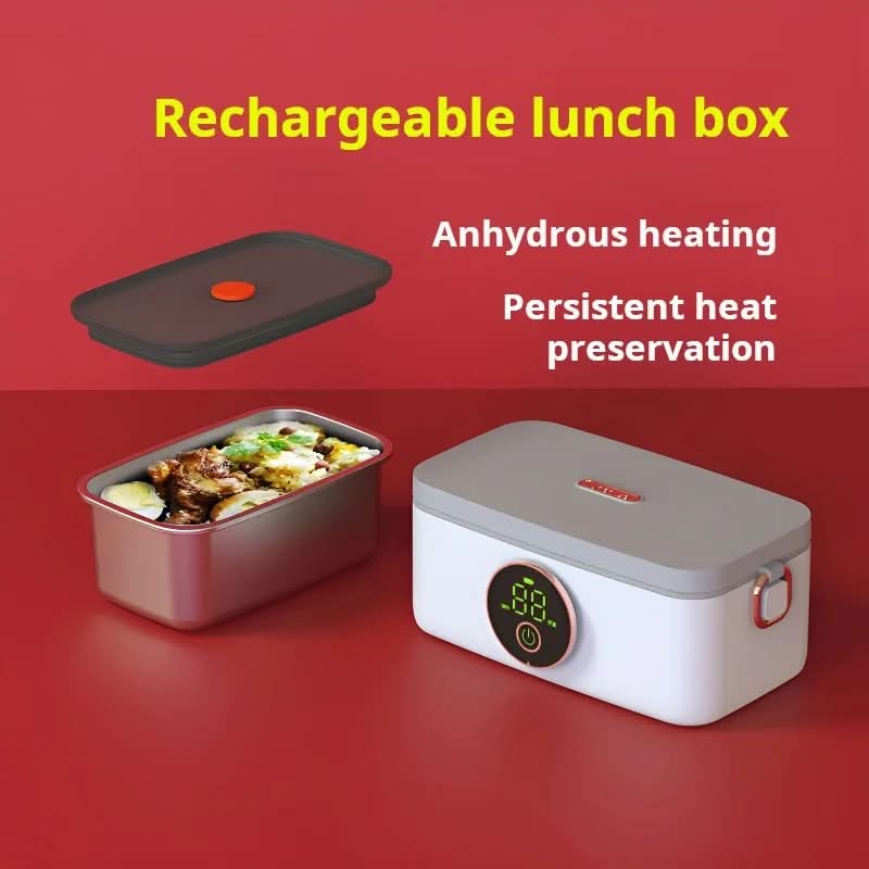 PulseHeat Pro ασύρματο, επαναφορτιζόμενο δοχείο φαγητού — εσωτερική μπαταρία 16,000 mAh