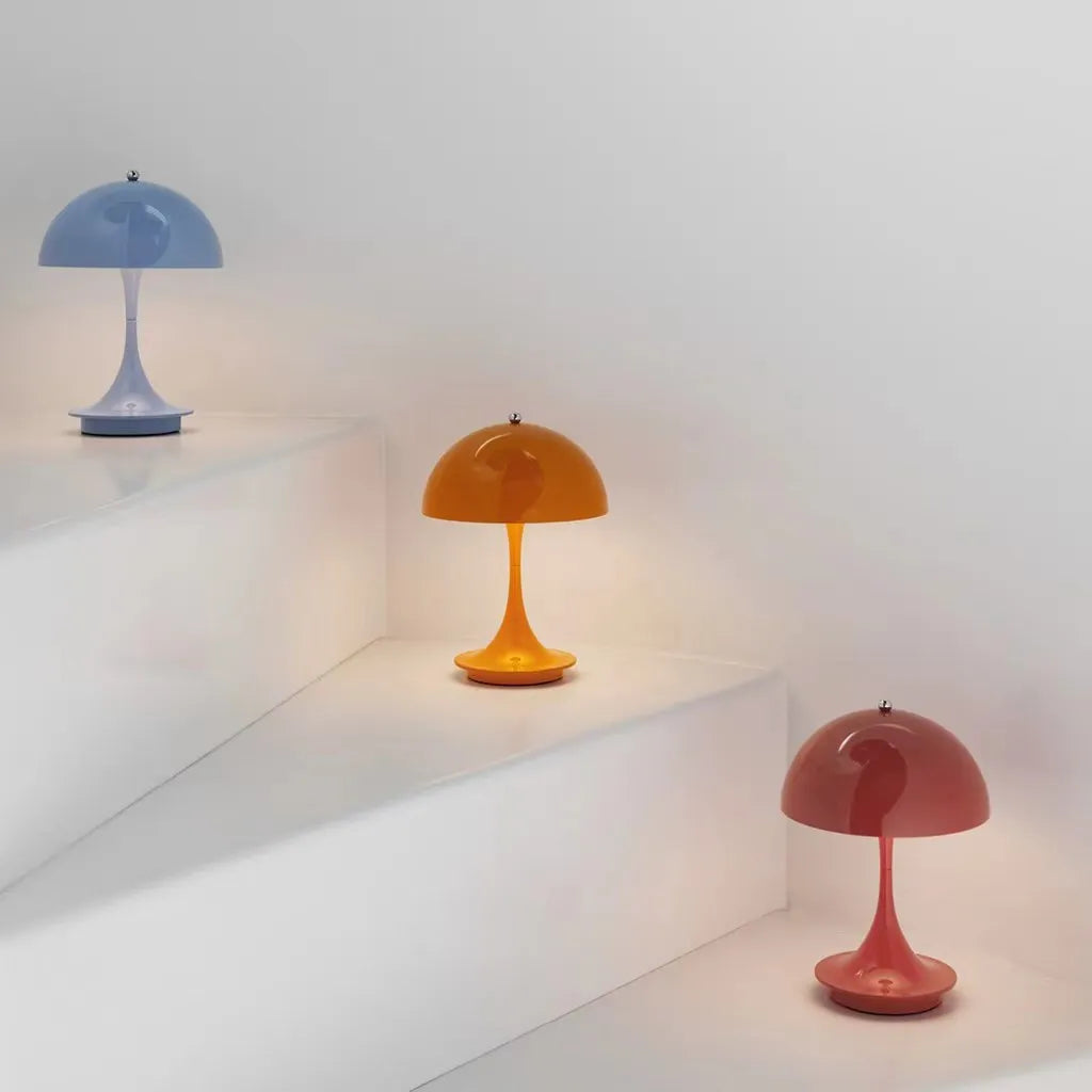 LumiGlide Portable Metal Lampshade for Modern Rooms