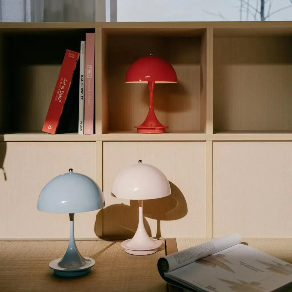 LumiGlide Portable Metal Lampshade for Modern Rooms