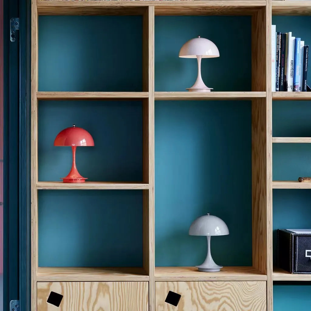 LumiGlide Portable Metal Lampshade for Modern Rooms