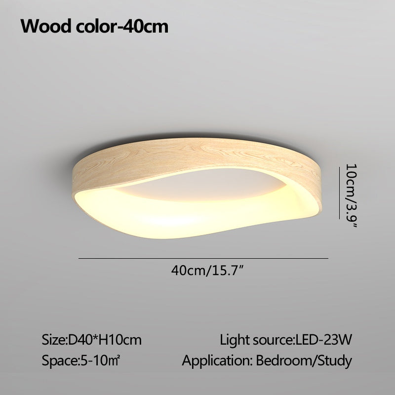Nordic Inspired Acrylic Circle Ceiling Light For Bedroom | Ventumra