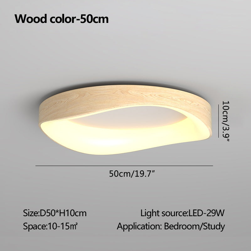 Nordic Inspired Acrylic Circle Ceiling Light For Bedroom | Ventumra
