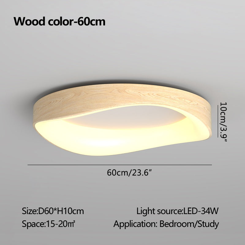 Nordic Inspired Acrylic Circle Ceiling Light For Bedroom | Ventumra