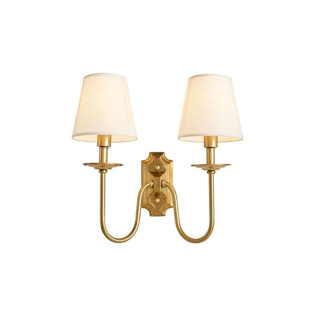 Chloe Vintage Fabric Shades Wall Lamp | ventumra