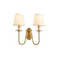 Chloe Vintage Fabric Shades Wall Lamp | ventumra