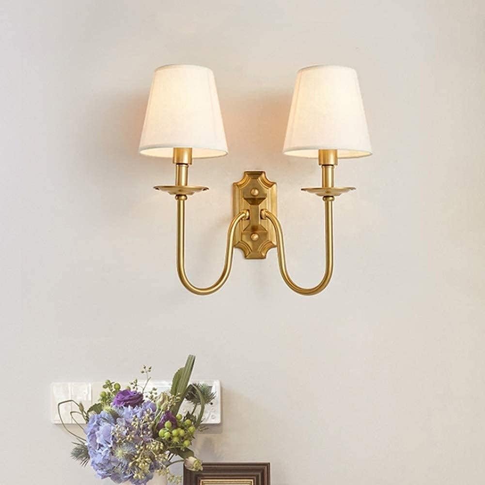Chloe Vintage Fabric Shades Wall Lamp | ventumra