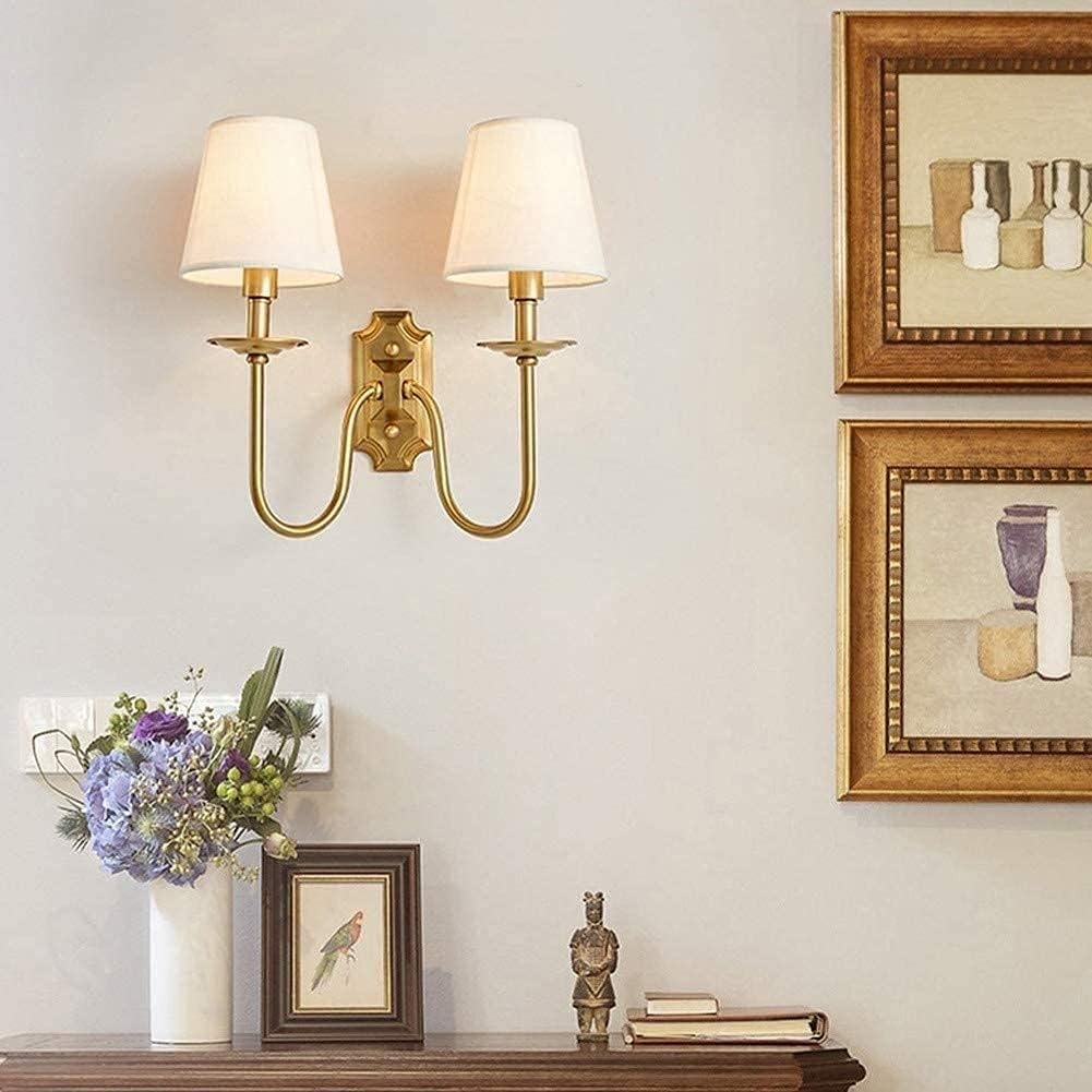 Chloe Vintage Fabric Shades Wall Lamp | ventumra