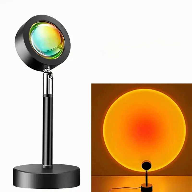 SolaraHue Sunset LED Projection Lamp for Ambient Lighting