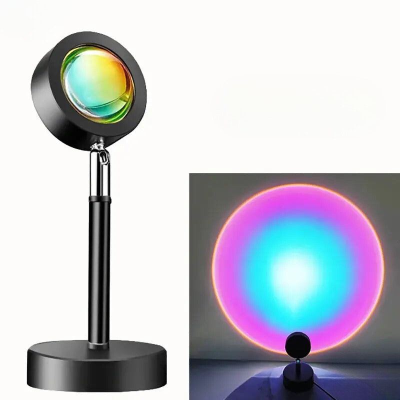 SolaraHue Sunset LED Projection Lamp for Ambient Lighting