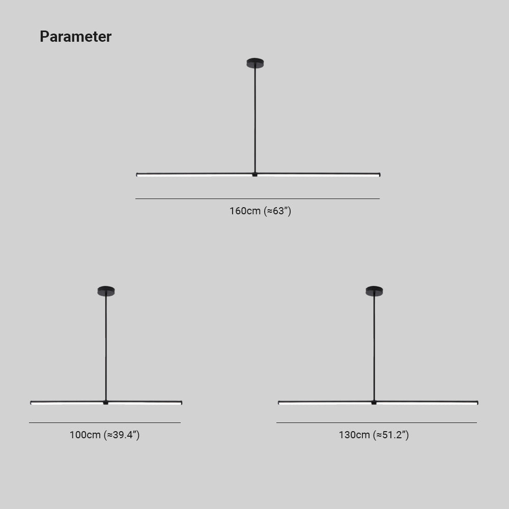 Arisha Pendant Light Minimalist   Black Modern LED Dining Room  Office | ventumra