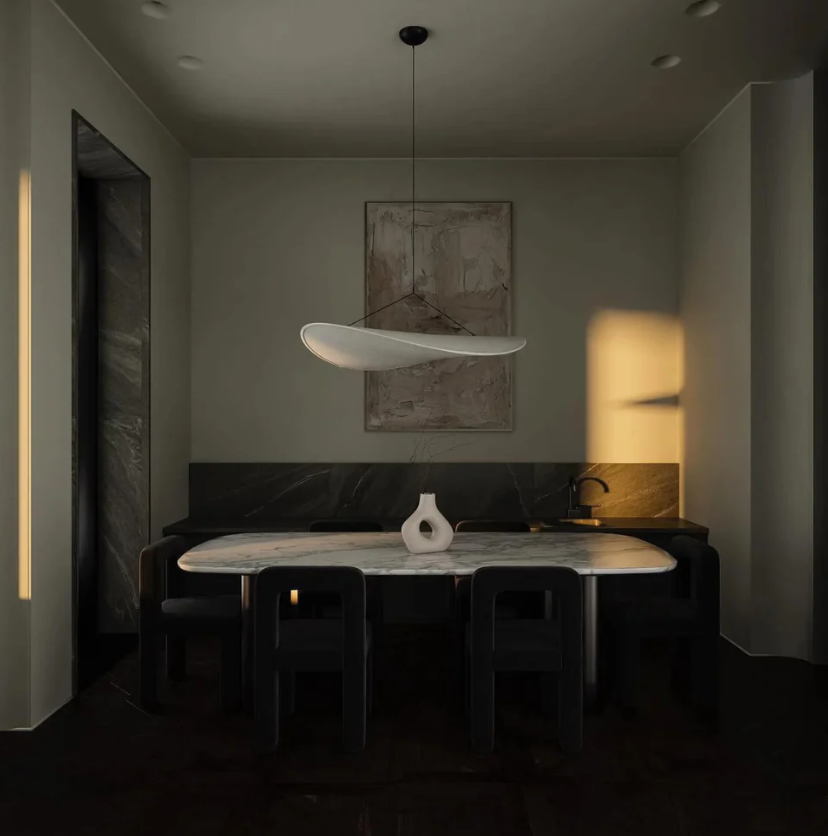 AuroraNook Japandi Pendant Chandelier For Calming Glow