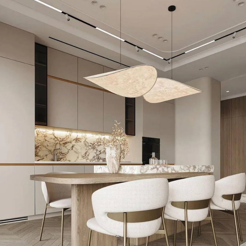 AuroraNook Japandi Pendant Chandelier For Calming Glow