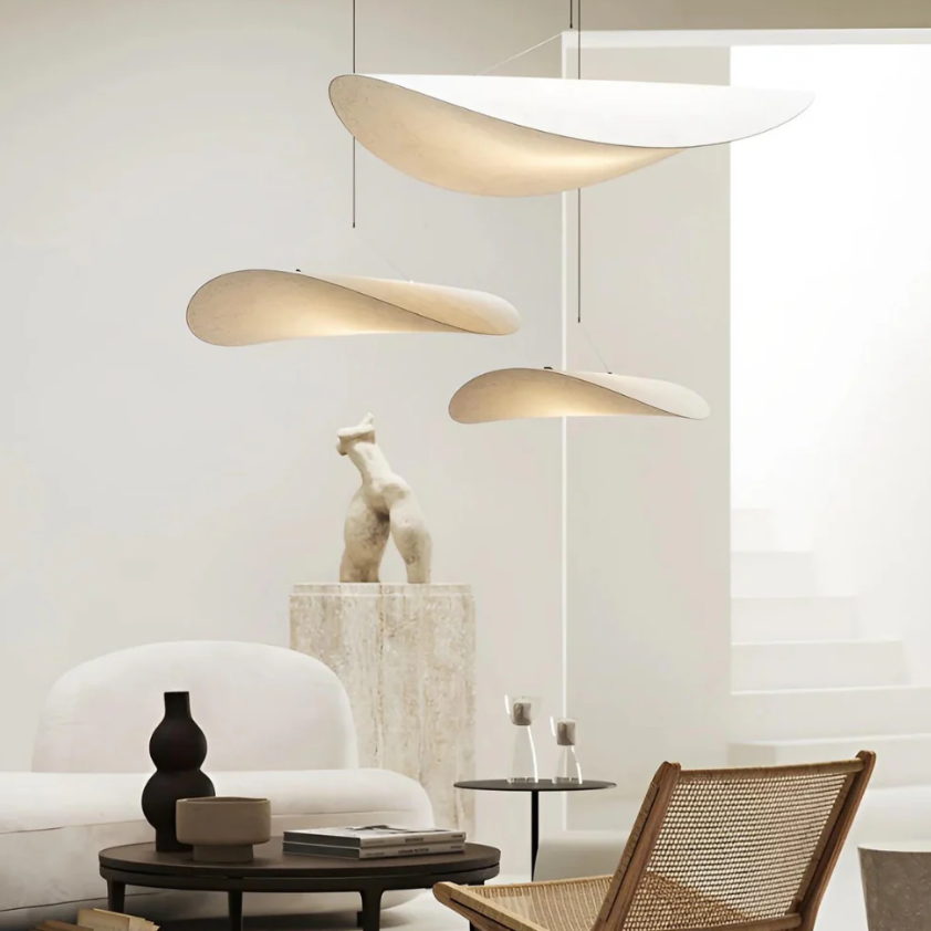 AuroraNook Japandi Pendant Chandelier For Calming Glow