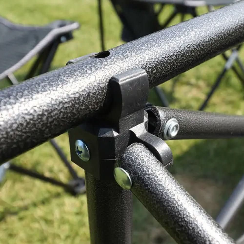 SummitFlex Foldable Camping Table — Reinforced X Frame, Heat Resistant Surface