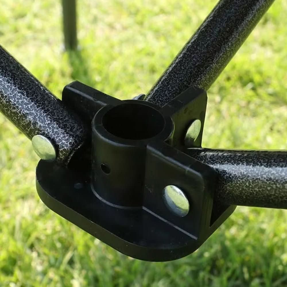 SummitFlex Foldable Camping Table — Reinforced X Frame, Heat Resistant Surface