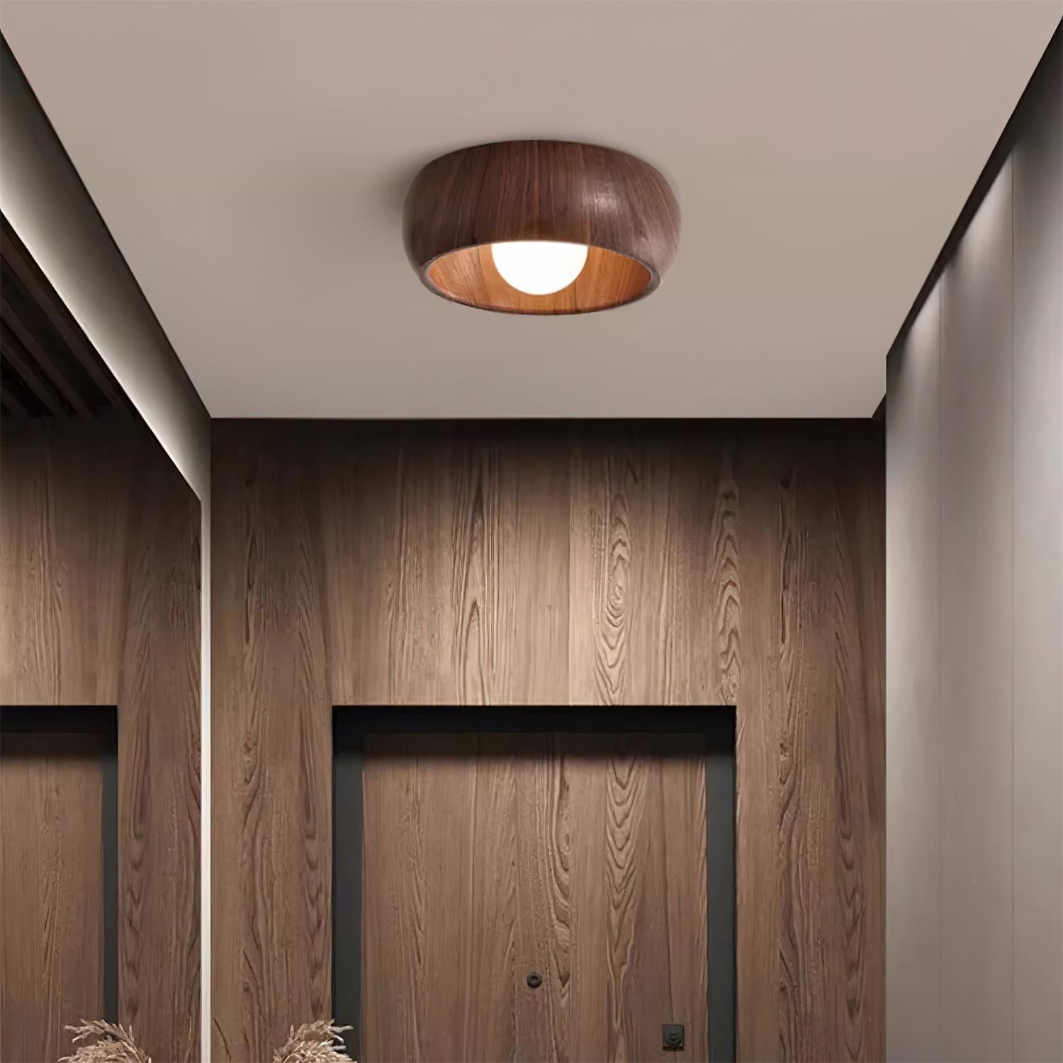 AureWood Minimalist Ceiling Lamp for Living Room