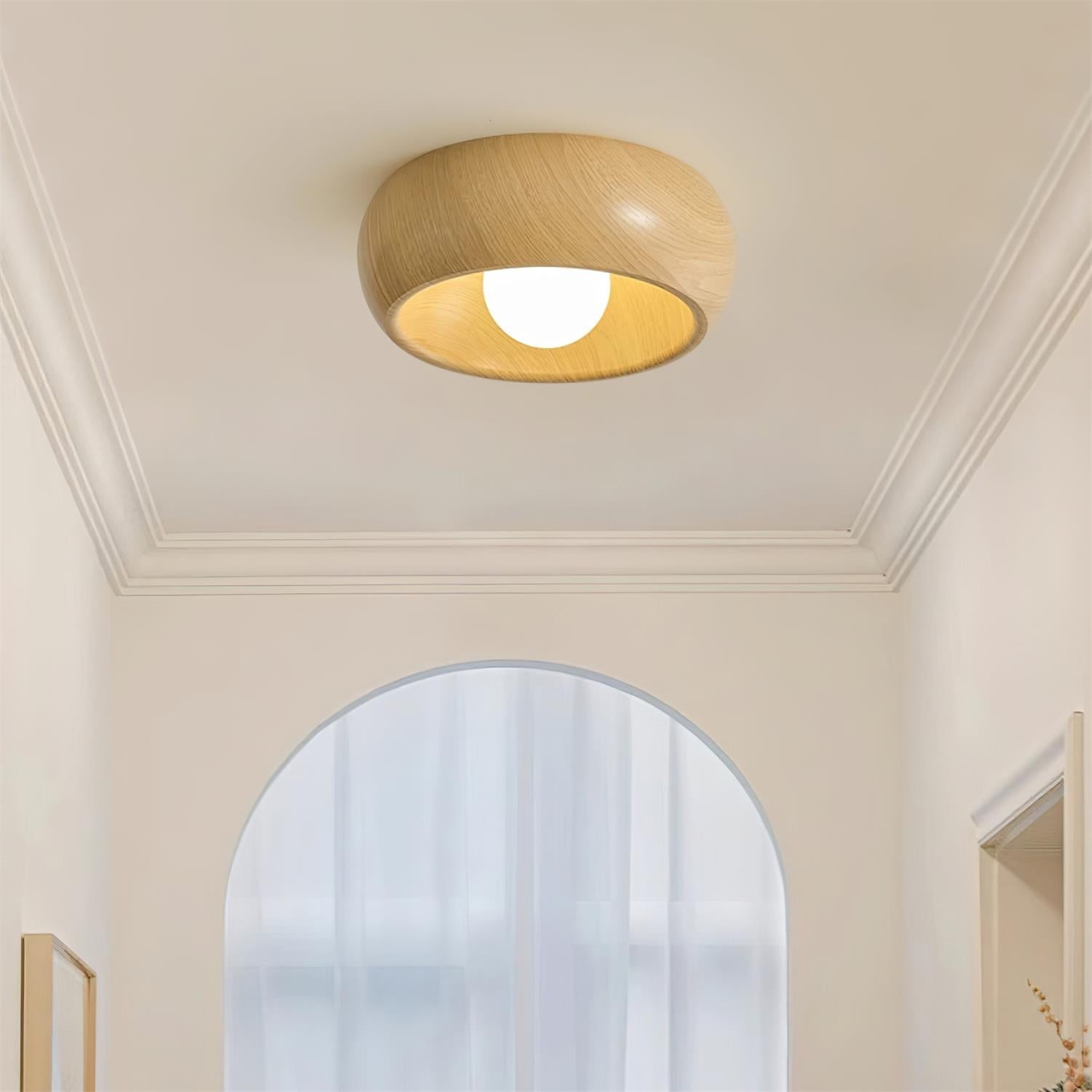 AureWood Minimalist Ceiling Lamp for Living Room