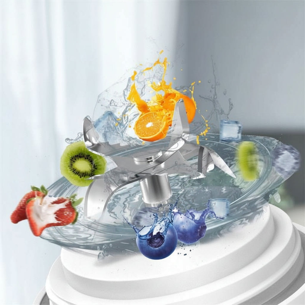 NovaBlend Pro Portable Smoothie Blender — 4000 mAh Battery, 600 ml Capacity